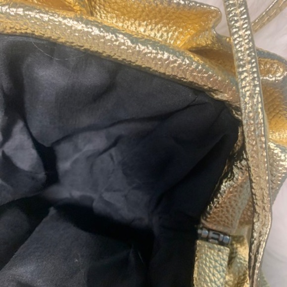 Gold foil cross body bag - Picture 3 of 3